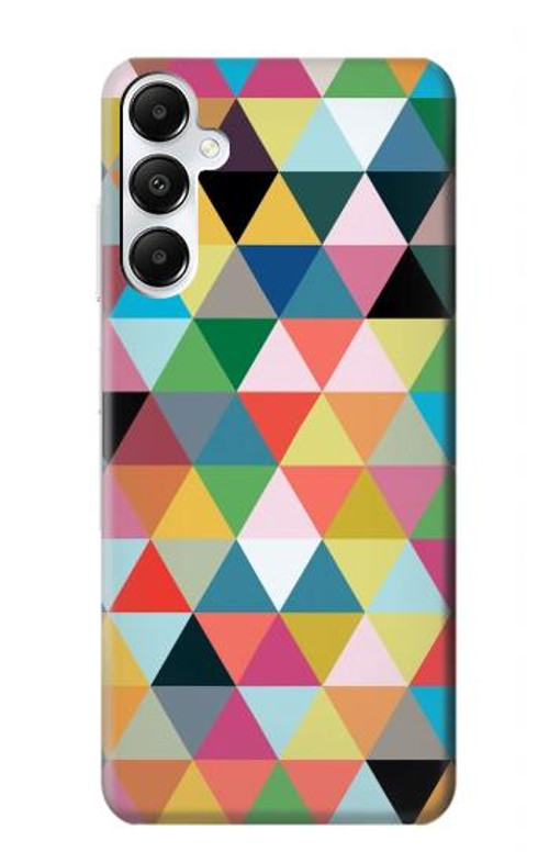 W3049 Triangles Vibrant Colors Case Cover Custodia e Flip Case per Samsung Galaxy A05s
