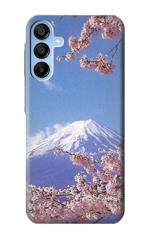 W1060 Mount Fuji Sakura Cherry Blossom Case Cover Custodia e Flip Case per Samsung Galaxy A15 5G