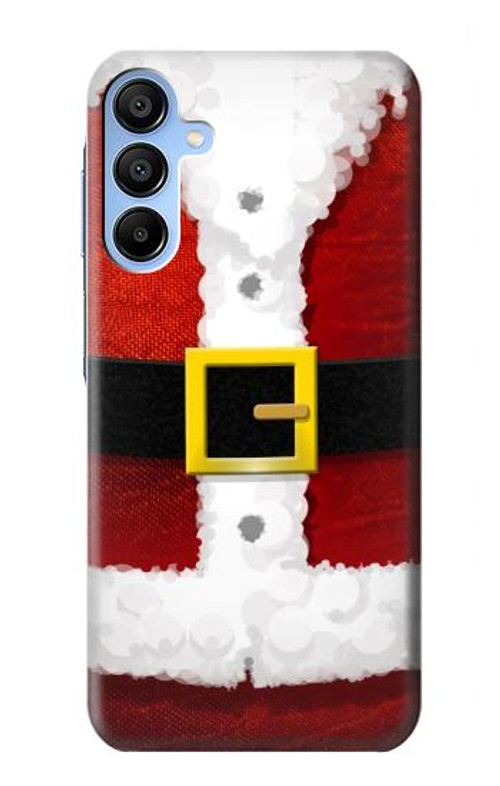 W2846 Christmas Santa Red Suit Case Cover Custodia e Flip Case per Samsung Galaxy A15 5G