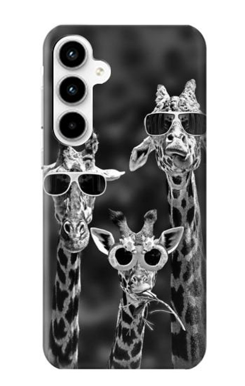 W2327 Giraffes With Sunglasses Case Cover Custodia e Flip Case per Samsung Galaxy A35 5G