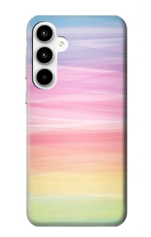W3507 Colorful Rainbow Pastel Case Cover Custodia e Flip Case per Samsung Galaxy A35 5G