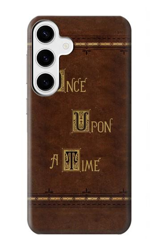 W2643 Once Upon A Time Book Case Cover Custodia e Flip Case per Samsung Galaxy S24 Plus