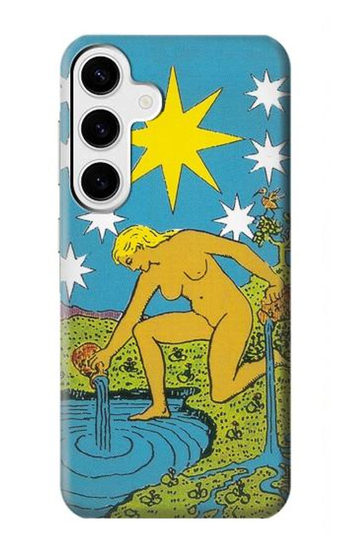 W3744 Tarot Card The Star Case Cover Custodia e Flip Case per Samsung Galaxy S24 Plus