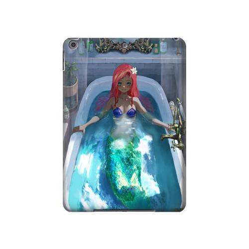 W3912 Cute Little Mermaid Aqua Spa Tablet Case Cover Custodia per iPad 10.2 (2021,2020,2019), iPad 9 8 7
