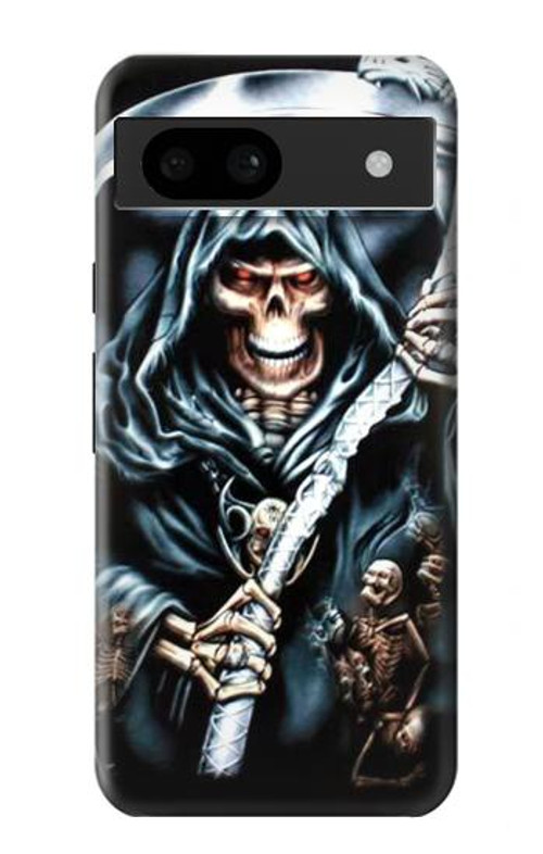 W0295 Grim Reaper Case Cover Custodia e Flip Case per Google Pixel 8a