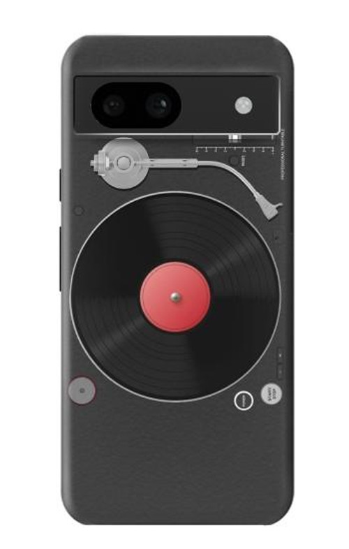 W3952 Turntable Vinyl Record Player Graphic Case Cover Custodia e Flip Case per Google Pixel 8a