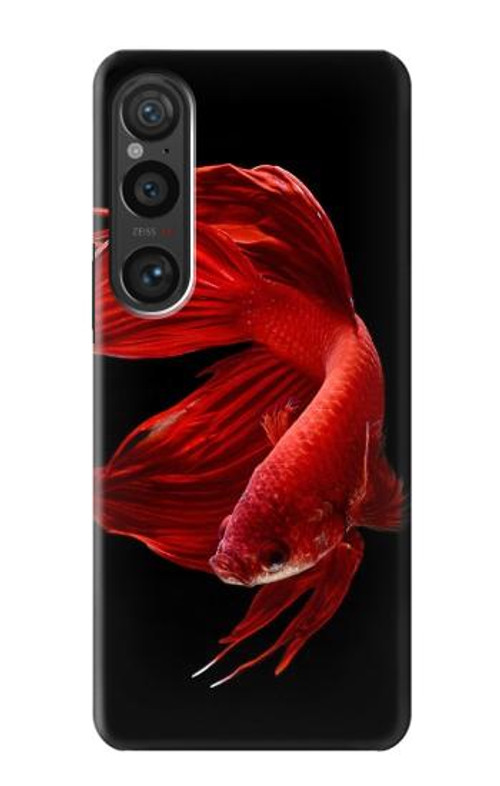 W2092 Red Siamese Fighting Fish Case Cover Custodia e Flip Case per Sony Xperia 1 VI