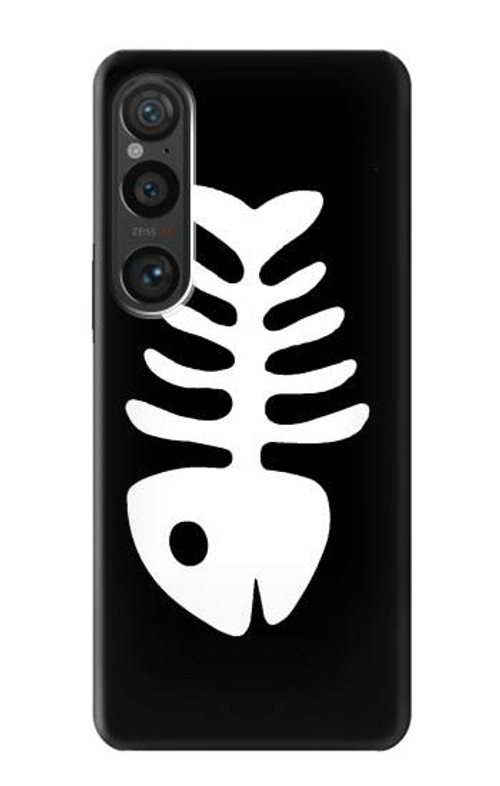 W2509 Fishbone Case Cover Custodia e Flip Case per Sony Xperia 1 VI