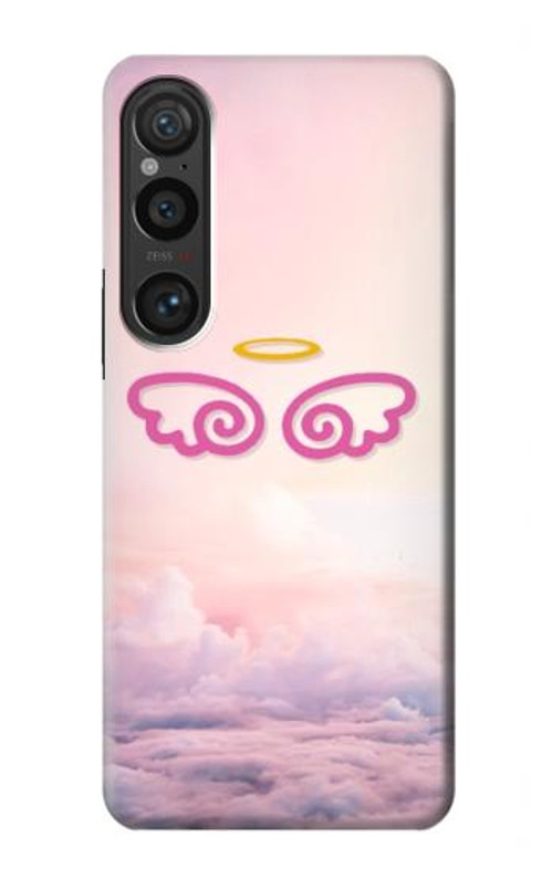 W2514 Cute Angel Wings Case Cover Custodia e Flip Case per Sony Xperia 1 VI
