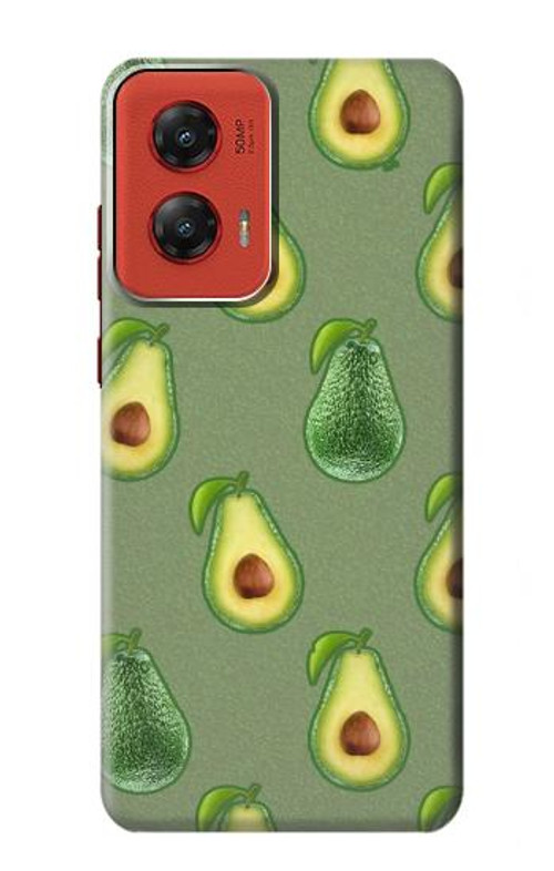 W3285 Avocado Fruit Pattern Case Cover Custodia e Flip Case per Motorola Moto G Stylus 5G (2024)