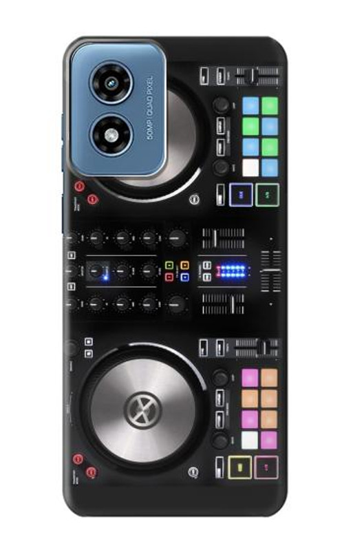 W3931 DJ Mixer Graphic Paint Case Cover Custodia e Flip Case per Motorola Moto G Play 4G (2024)