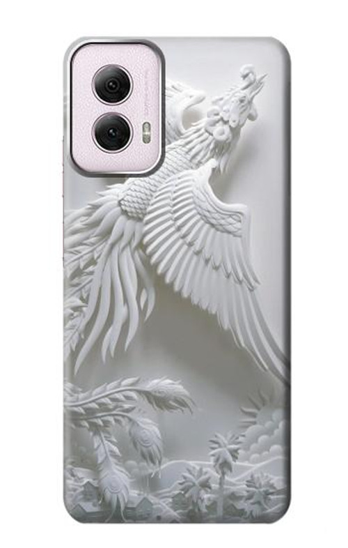 W0516 Phoenix Carving Case Cover Custodia e Flip Case per Motorola Moto G Power 5G (2024)