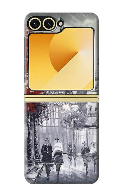 W1295 Eiffel Painting of Paris Case Cover Custodia e Flip Case per Samsung Galaxy Z Flip 6, Flip 7 FE W1295 Eiffel Painting of Paris Case Cover Custodia e Flip Case per Samsung Galaxy Z Flip 6, Flip 7 FE