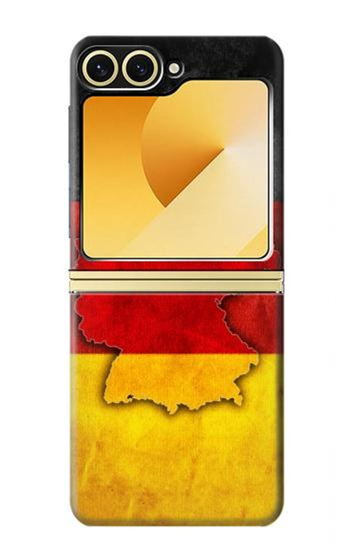 W2935 Germany Flag Map Case Cover Custodia e Flip Case per Samsung Galaxy Z Flip 6