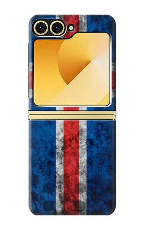 W3000 Iceland Football Soccer Case Cover Custodia e Flip Case per Samsung Galaxy Z Flip 6