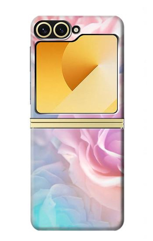 W3050 Vintage Pastel Flowers Case Cover Custodia e Flip Case per Samsung Galaxy Z Flip 6
