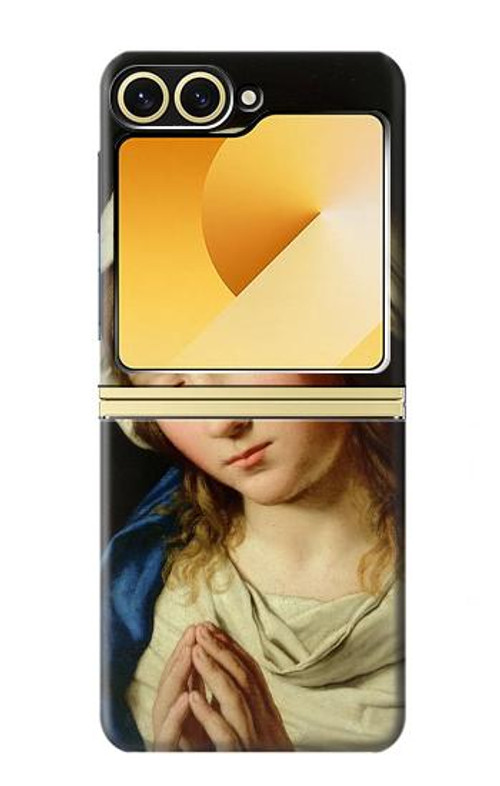 W3476 Virgin Mary Prayer Case Cover Custodia e Flip Case per Samsung Galaxy Z Flip 6