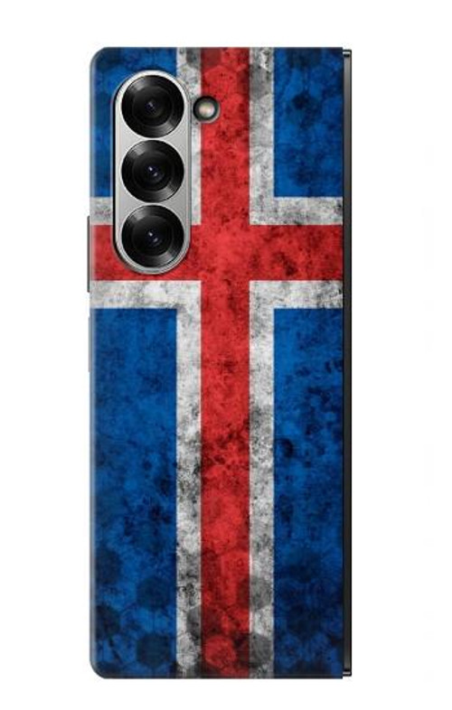 W3000 Iceland Football Soccer Case Cover Custodia e Flip Case per Samsung Galaxy Z Fold 6