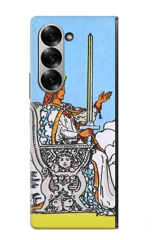 W3068 Tarot Card Queen of Swords Case Cover Custodia e Flip Case per Samsung Galaxy Z Fold 6