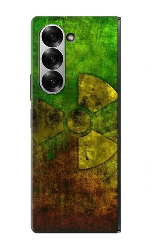 W3202 Radioactive Nuclear Hazard Symbol Case Cover Custodia e Flip Case per Samsung Galaxy Z Fold 6