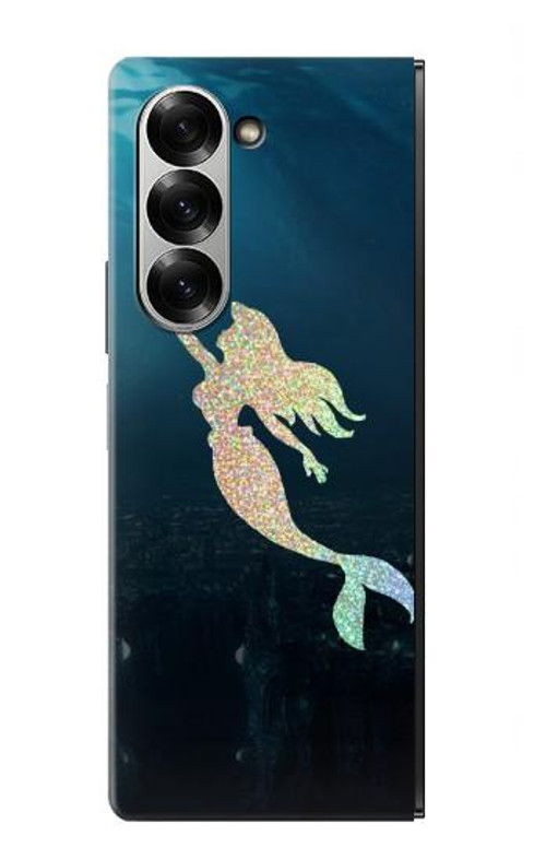 W3250 Mermaid Undersea Case Cover Custodia e Flip Case per Samsung Galaxy Z Fold 6