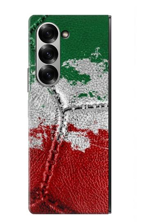 W3318 Italy Flag Vintage Football Graphic Case Cover Custodia e Flip Case per Samsung Galaxy Z Fold 6