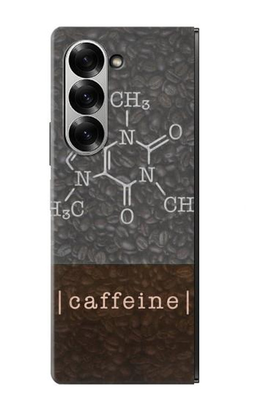 W3475 Caffeine Molecular Case Cover Custodia e Flip Case per Samsung Galaxy Z Fold 6