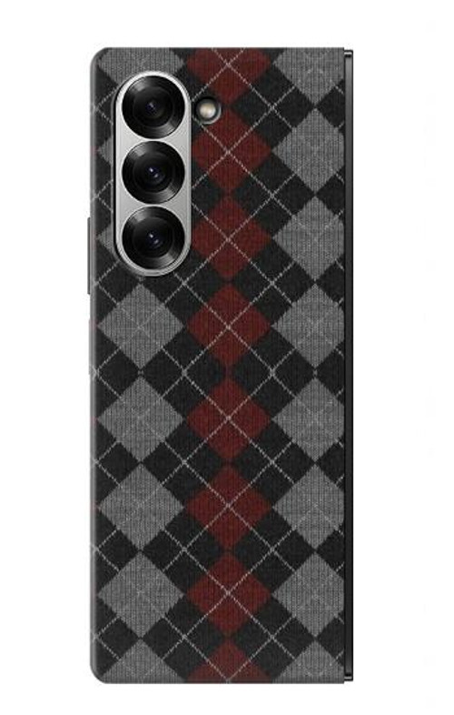 W3907 Sweater Texture Case Cover Custodia e Flip Case per Samsung Galaxy Z Fold 6