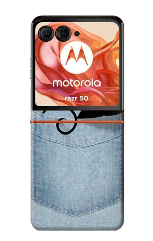 W2641 Pocket Black Cat Case Cover Custodia e Flip Case per Motorola Razr 50