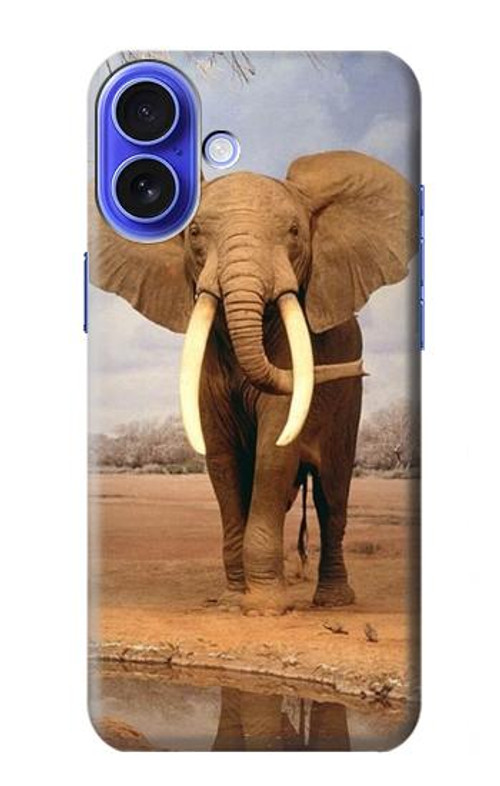 W0310 African Elephant Case Cover Custodia e Flip Case per iPhone 16