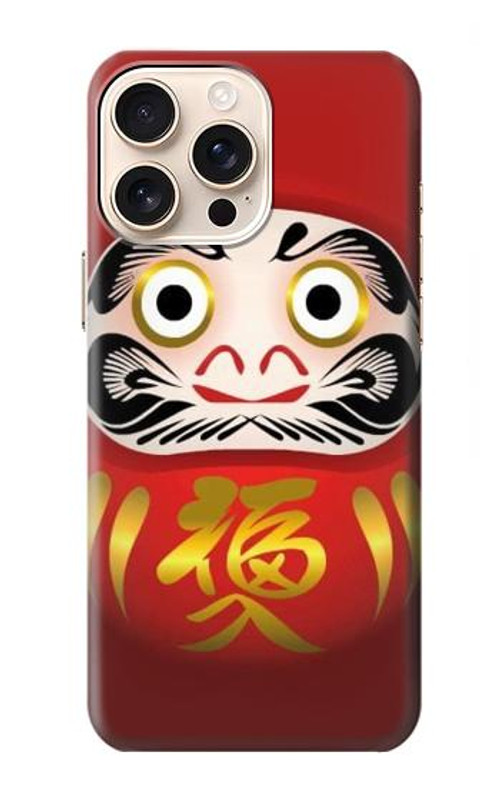 W2839 Japan Daruma Doll Case Cover Custodia e Flip Case per iPhone 16 pro