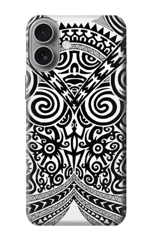 W1655 Maori Tattoo Case Cover Custodia e Flip Case per iPhone 16 plus