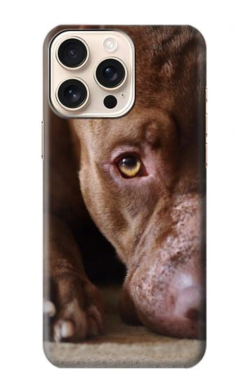 W0519 PitBull Face Case Cover Custodia e Flip Case per iPhone 16 pro max