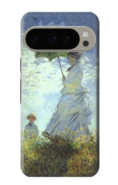 W2415 Claude Monet Woman with a Parasol Case Cover Custodia e Flip Case per Google Pixel 9 Pro
