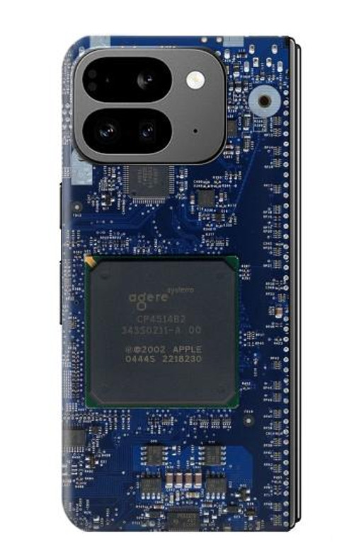 W0337 Board Circuit Case Cover Custodia e Flip Case per Google Pixel 9 Pro Fold