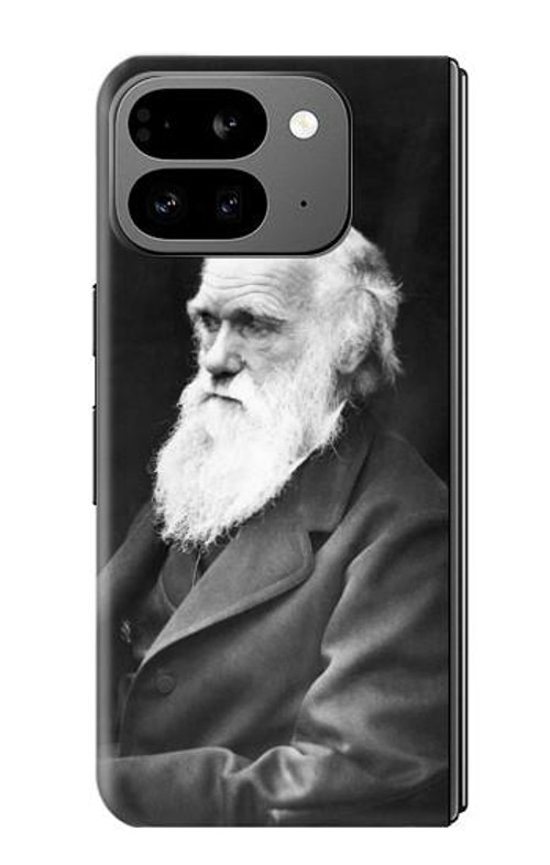W1610 Charles Darwin Case Cover Custodia e Flip Case per Google Pixel 9 Pro Fold