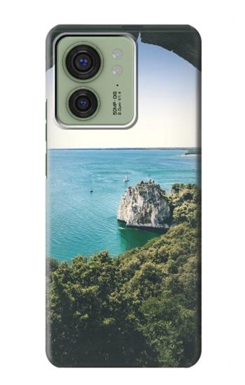 W3865 Europe Duino Beach Italy Case Cover Custodia e Flip Case per Motorola Edge (2023), Edge 40