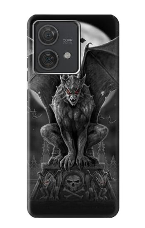 W0850 Gargoyle Devil Demon Case Cover Custodia e Flip Case per Motorola Edge 40 Neo
