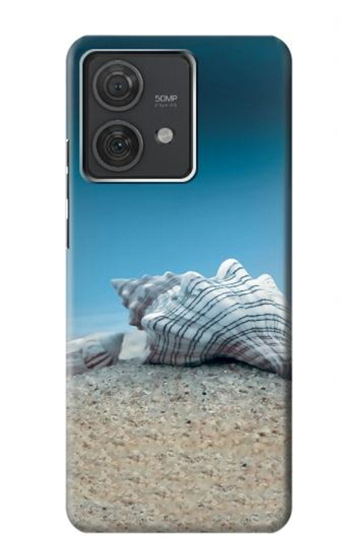 W3213 Sea Shells Under the Sea Case Cover Custodia e Flip Case per Motorola Edge 40 Neo