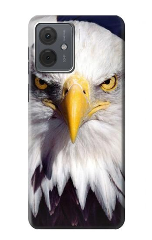 W0854 Eagle American Case Cover Custodia e Flip Case per Motorola Moto G14