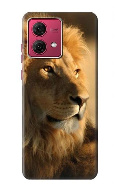 W1046 Lion King of Forest Case Cover Custodia e Flip Case per Motorola Moto G84
