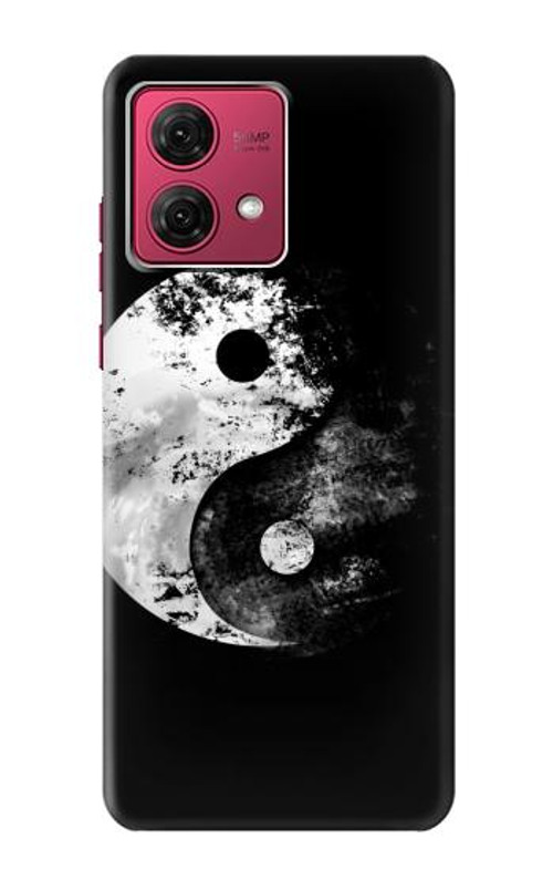 W1372 Moon Yin-Yang Case Cover Custodia e Flip Case per Motorola Moto G84 W1372 Moon Yin-Yang Case Cover Custodia e Flip Case per Motorola Moto G84