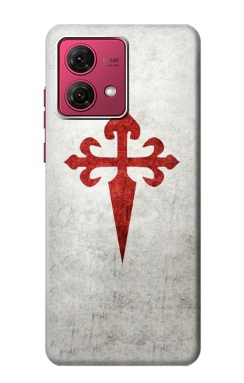 W3200 Order of Santiago Cross of Saint James Case Cover Custodia e Flip Case per Motorola Moto G84