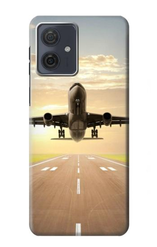 W3837 Airplane Take off Sunrise Case Cover Custodia e Flip Case per Motorola Moto G54 W3837 Airplane Take off Sunrise Case Cover Custodia e Flip Case per Motorola Moto G54