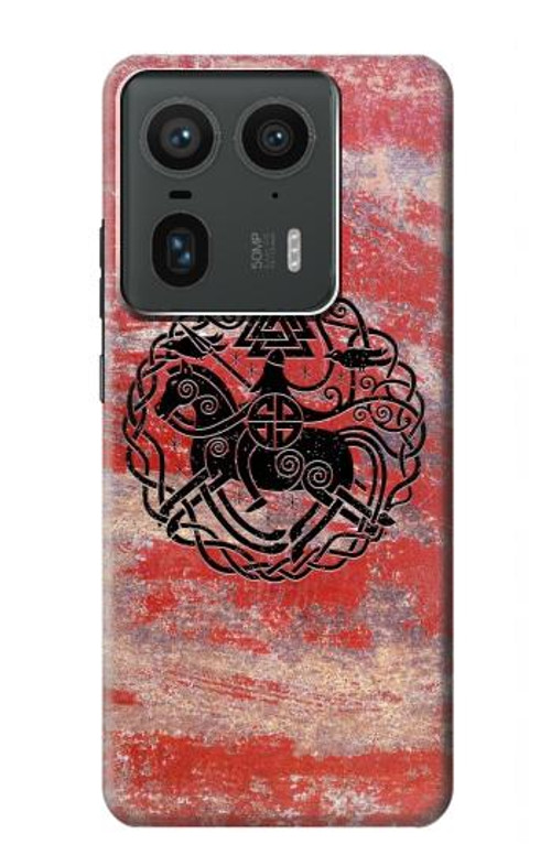 W3831 Viking Norse Ancient Symbol Case Cover Custodia e Flip Case per Motorola Edge 50 Ultra