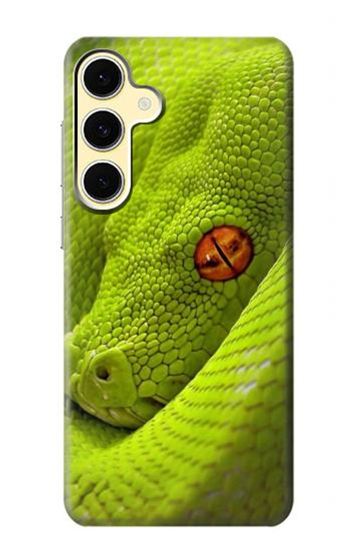 W0785 Green Snake Case Cover Custodia e Flip Case per Samsung Galaxy S24 FE W0785 Green Snake Case Cover Custodia e Flip Case per Samsung Galaxy S24 FE