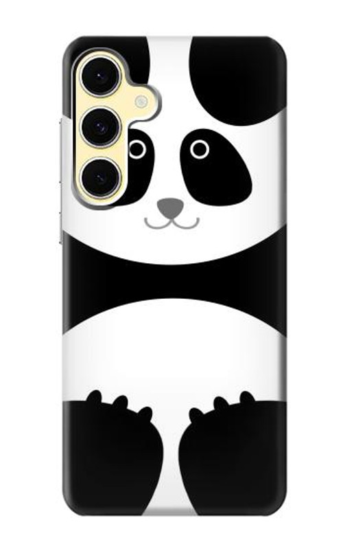 W2085 Panda Minimalist Case Cover Custodia e Flip Case per Samsung Galaxy S24 FE