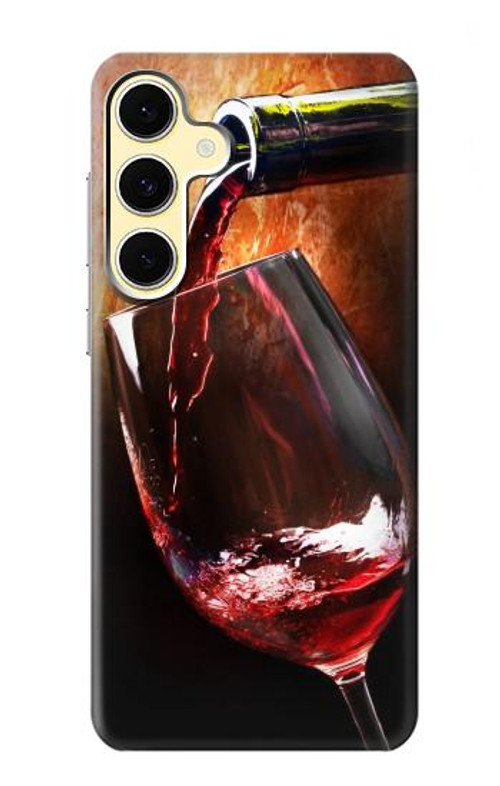 W2396 Red Wine Bottle And Glass Case Cover Custodia e Flip Case per Samsung Galaxy S24 FE W2396 Red Wine Bottle And Glass Case Cover Custodia e Flip Case per Samsung Galaxy S24 FE