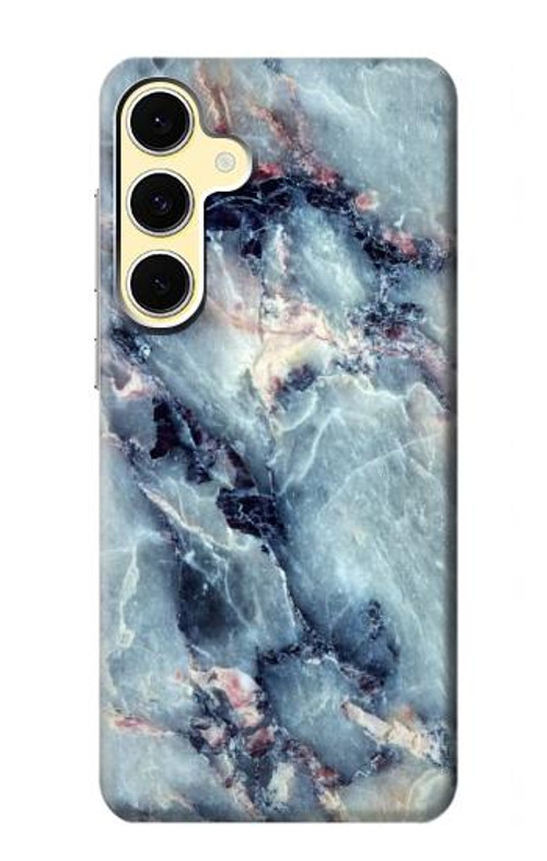 W2689 Blue Marble Texture Graphic Printed Case Cover Custodia e Flip Case per Samsung Galaxy S24 FE