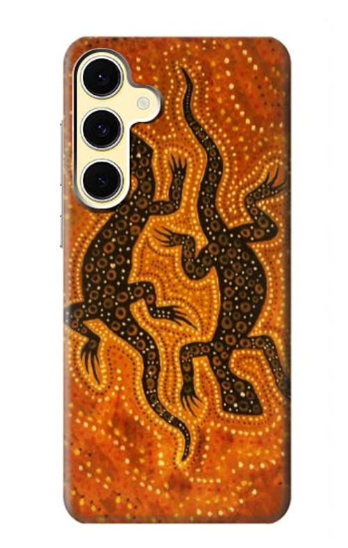 W2901 Lizard Aboriginal Art Case Cover Custodia e Flip Case per Samsung Galaxy S24 FE W2901 Lizard Aboriginal Art Case Cover Custodia e Flip Case per Samsung Galaxy S24 FE